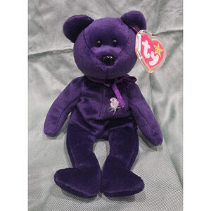 NEW Princess Diana Beanie Baby 1st Edition RARE 1997 P.E. Pellets